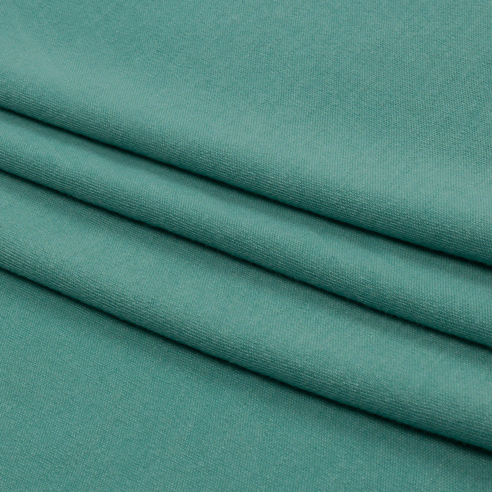 Green Recycled Polyester Interlock Knit Folded Green Recycled Polyester Interlock Knit Folded