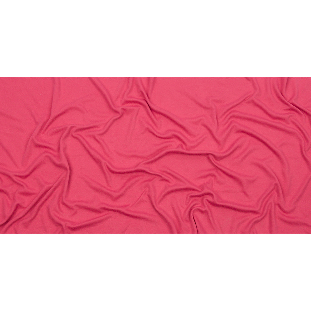 Soft Red Recycled Polyester Interlock Knit Full Soft Red Recycled Polyester Interlock Knit Full