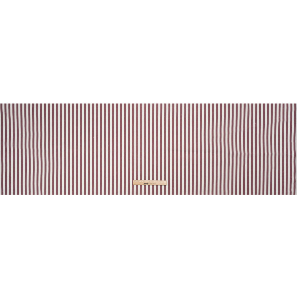 Medium Weight Linen Woven - Dusty Plum Stripes - Lydia Collection Medium Weight Linen Woven - Dusty Plum Stripes - Lydia Collection