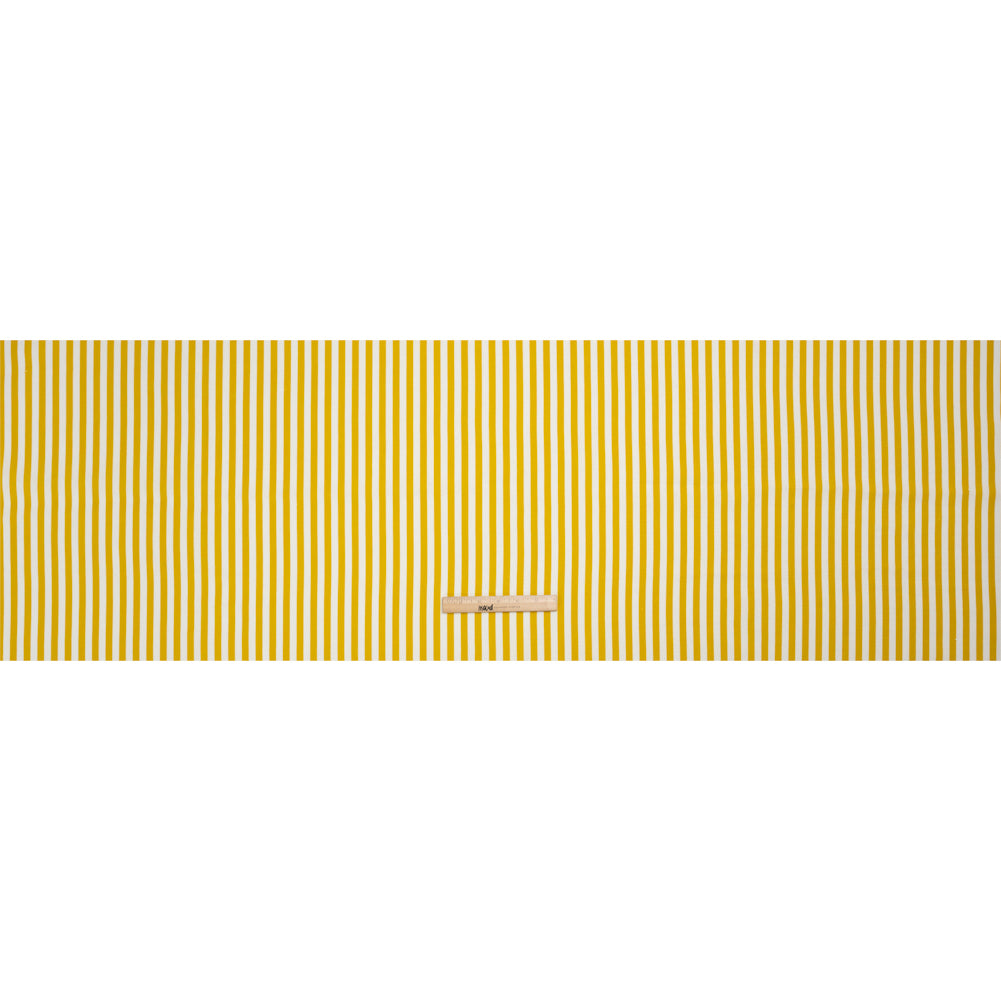 Medium Weight Linen Woven - Citrus Yellow Stripes - Lydia Collection Full Medium Weight Linen Woven - Citrus Yellow Stripes - Lydia Collection Full
