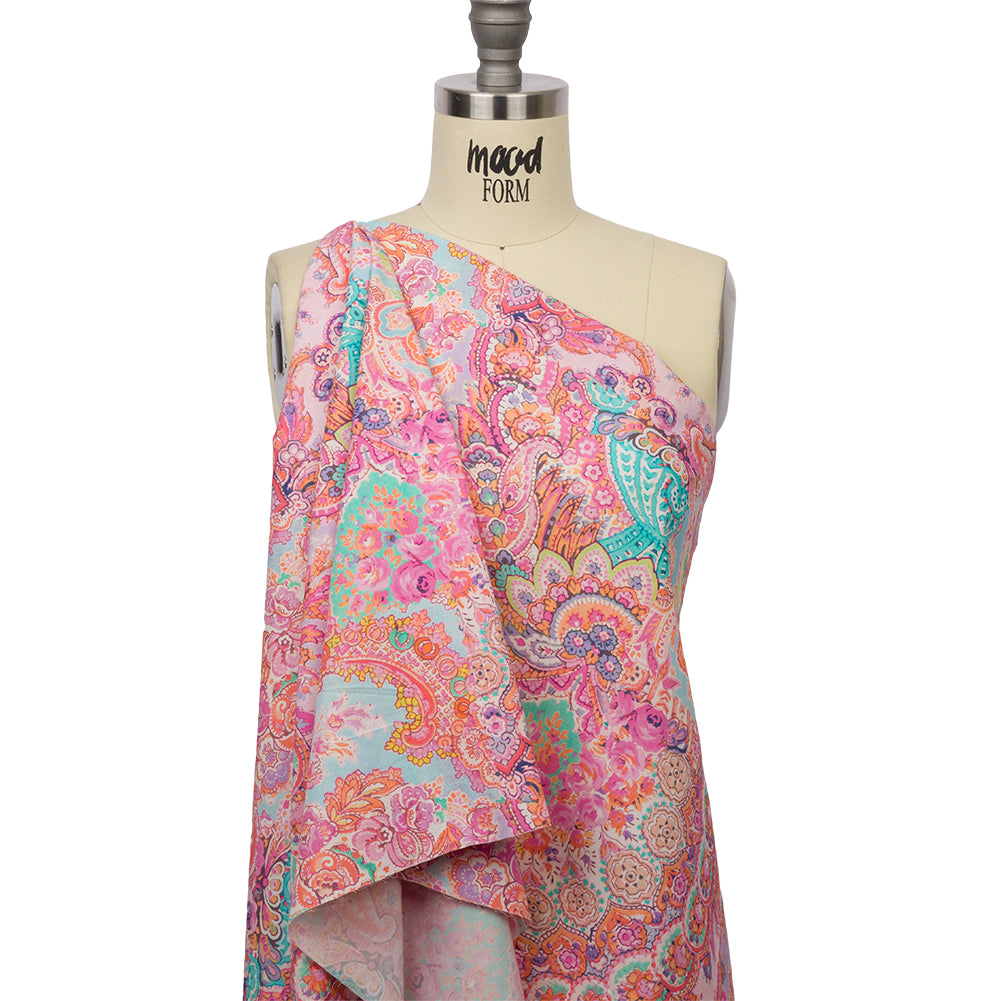 Mood Exclusive Paisley Pantomime Cotton Poplin Drape Mood Exclusive Paisley Pantomime Cotton Poplin Drape