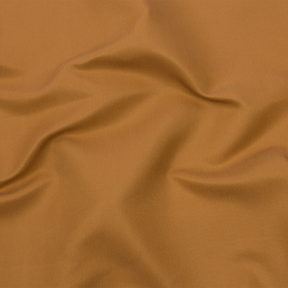 Golden Ochre Satin-Faced Polyester Twill Golden Ochre Satin-Faced Polyester Twill