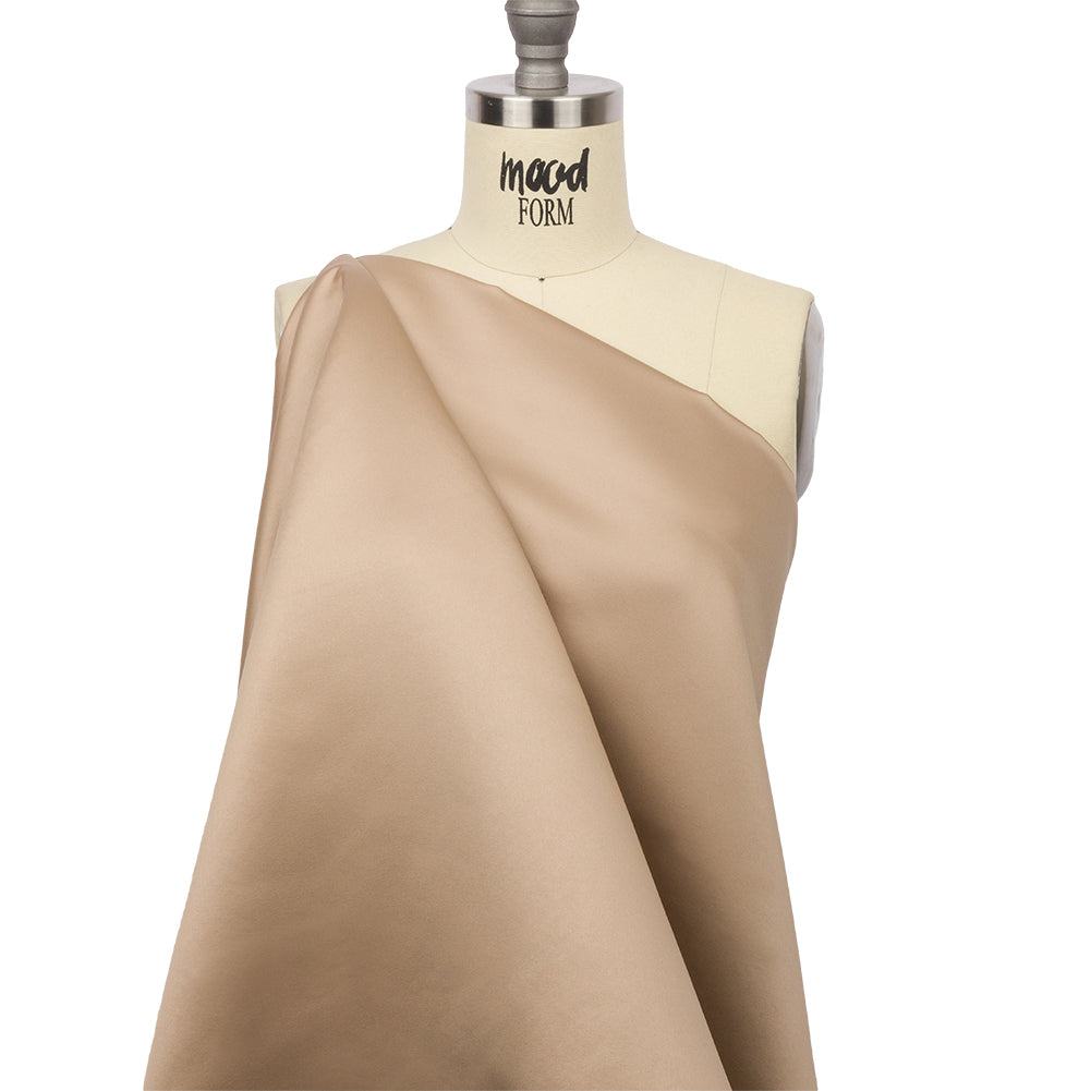 Taupe Polyester Satin Drape Taupe Polyester Satin Drape