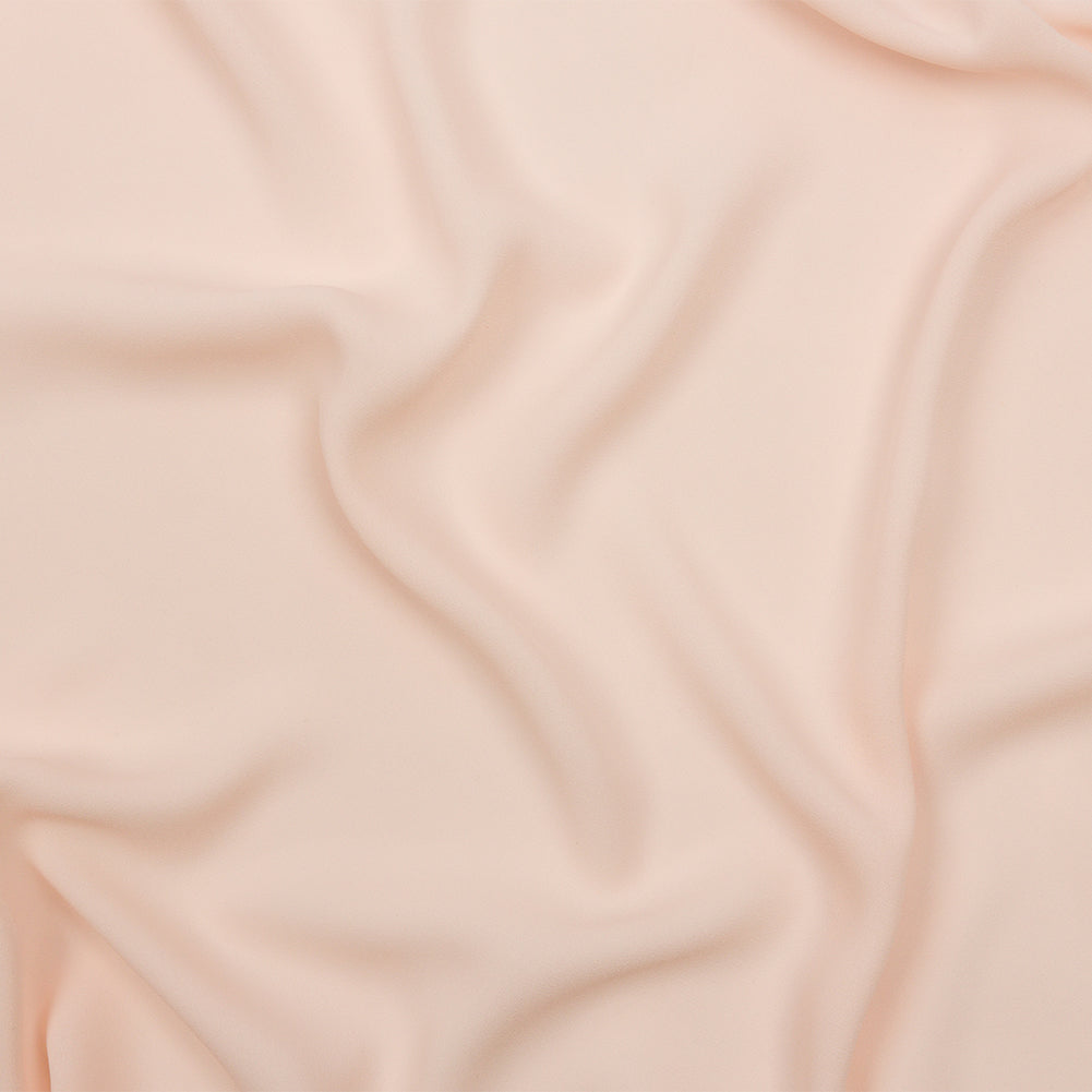 Peach Polyester Crepe Peach Polyester Crepe