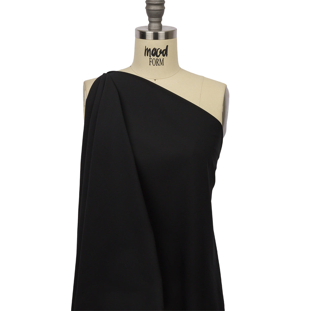 Black Lightweight Matte Polyester Lining Detail Black Lightweight Matte Polyester Lining Detail