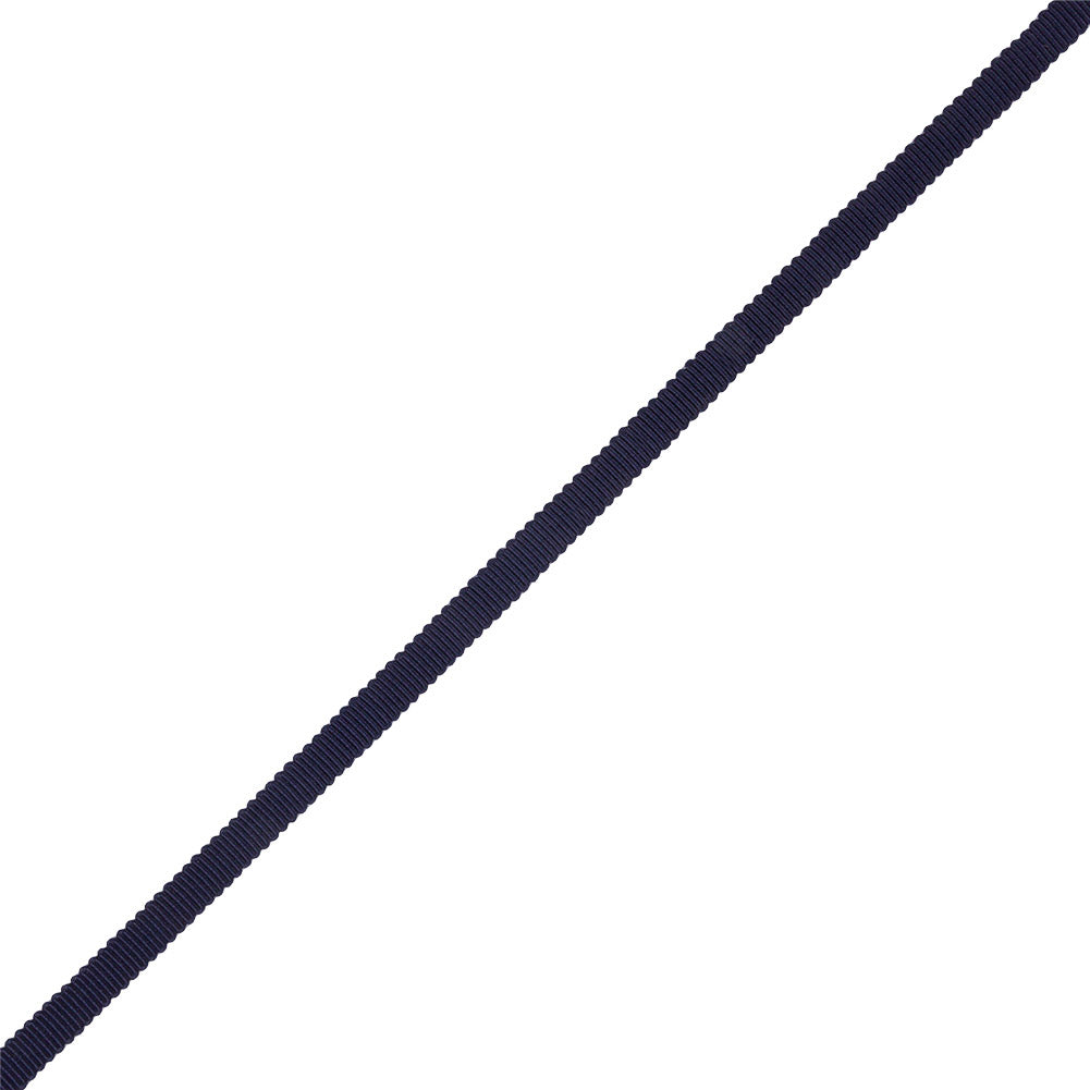 Navy Petersham Grosgrain Ribbon - 0.25" Navy Petersham Grosgrain Ribbon - 0.25"