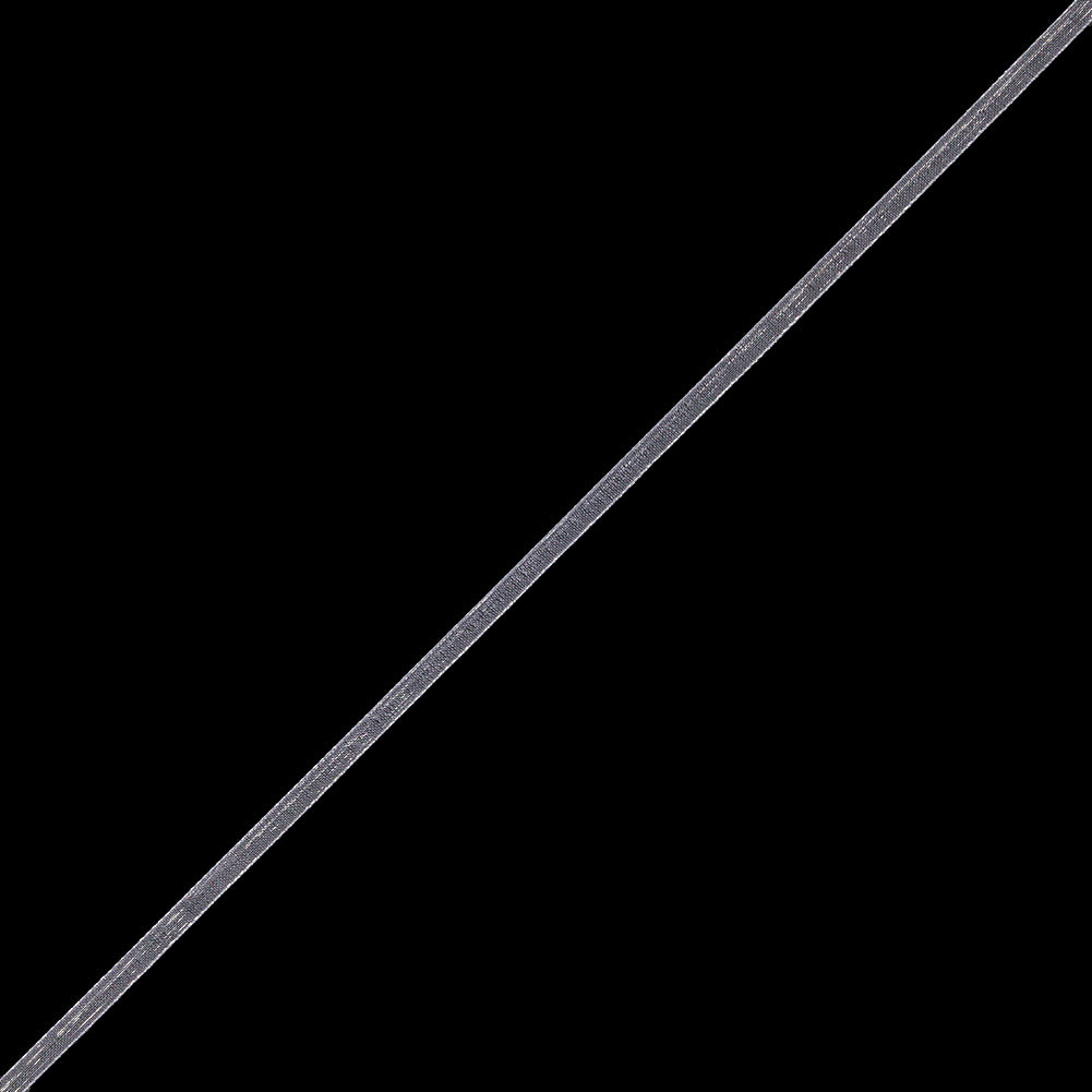 White Shimmering Organza Ribbon - 0.125" White Shimmering Organza Ribbon - 0.125"