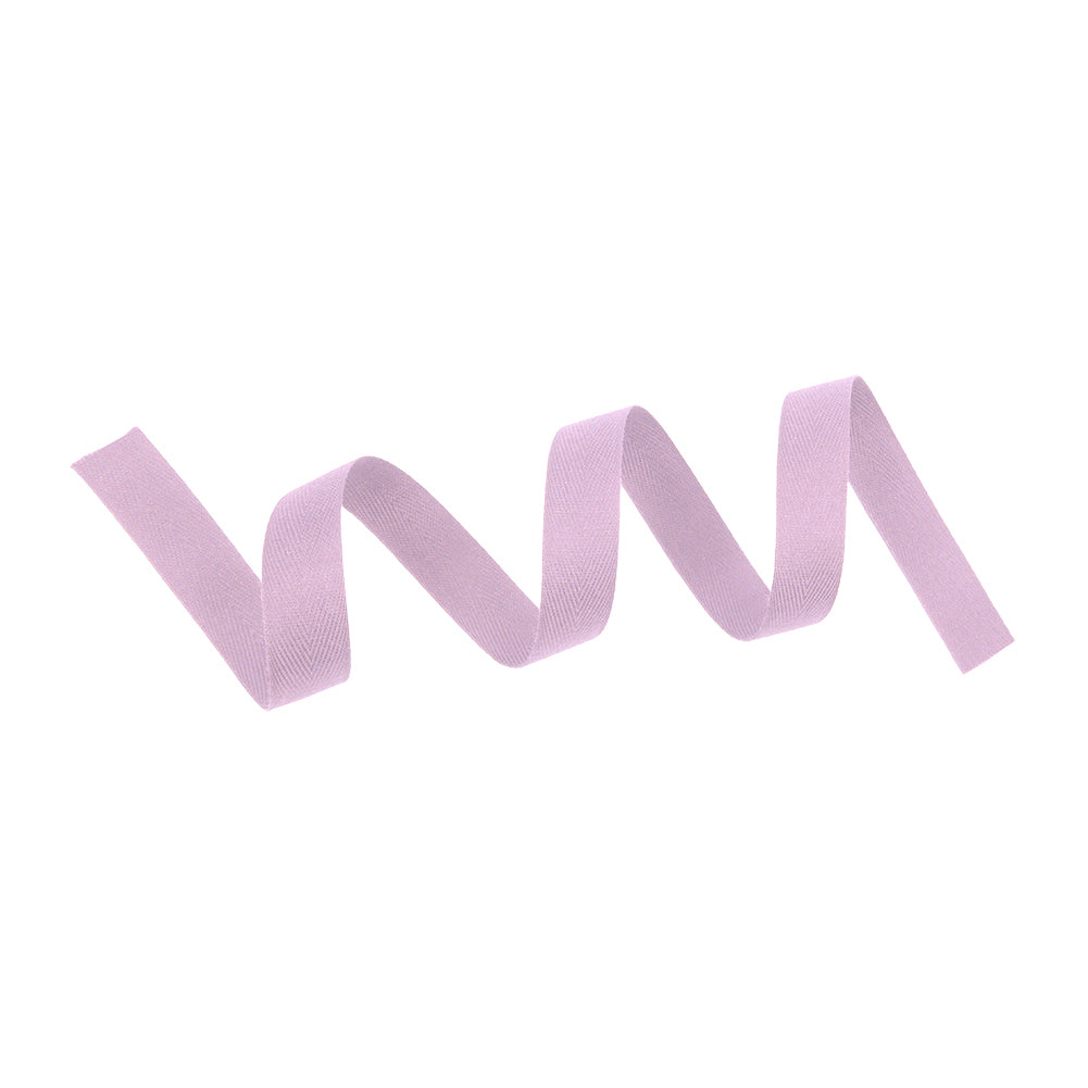 Tilly Grape Smoke Herringbone Cotton Twill Tape - 15mm Detail Tilly Grape Smoke Herringbone Cotton Twill Tape - 15mm Detail