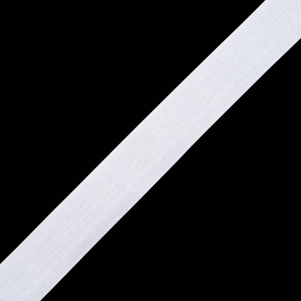 Tilly White Herringbone Cotton Twill Tape - 20mm Tilly White Herringbone Cotton Twill Tape - 20mm