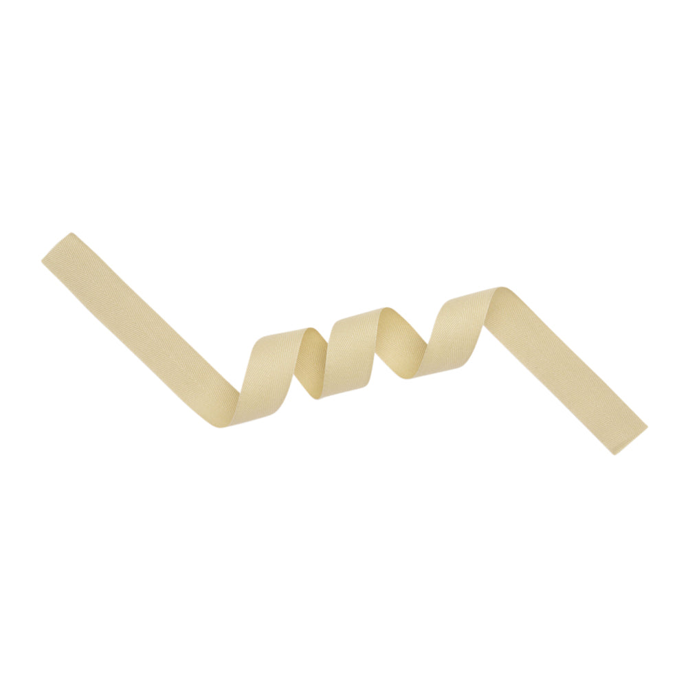 Tilly Khaki Herringbone Cotton Twill Tape - 20mm Detail Tilly Khaki Herringbone Cotton Twill Tape - 20mm Detail