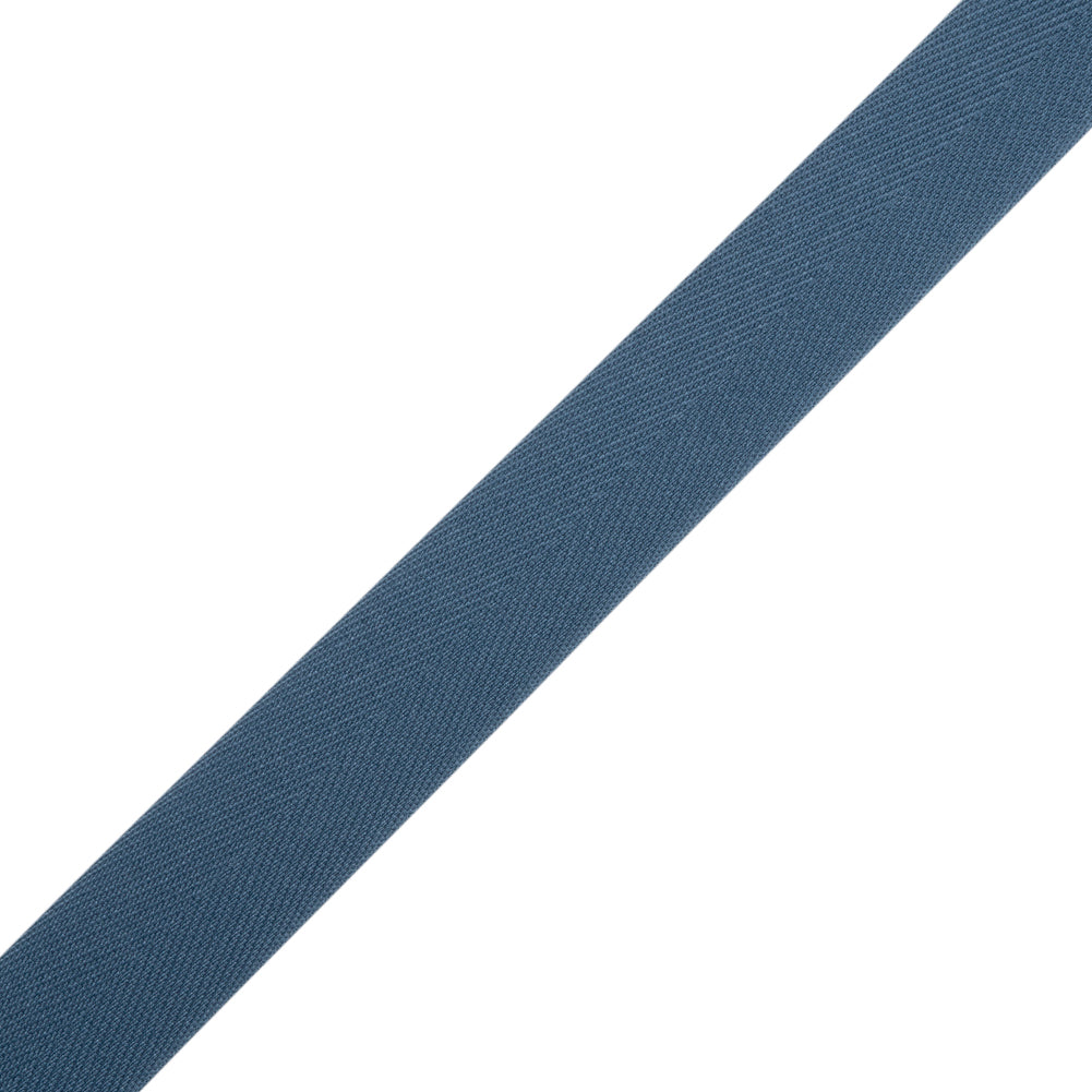Tilly Mineral Gray Herringbone Cotton Twill Tape - 20mm Tilly Mineral Gray Herringbone Cotton Twill Tape - 20mm