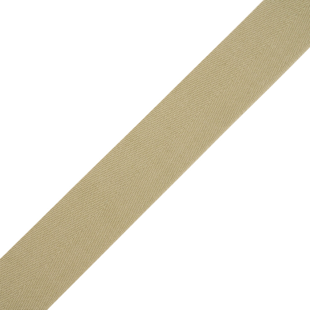 Tilly Studio Clay Herringbone Cotton Twill Tape - 25mm Tilly Studio Clay Herringbone Cotton Twill Tape - 25mm