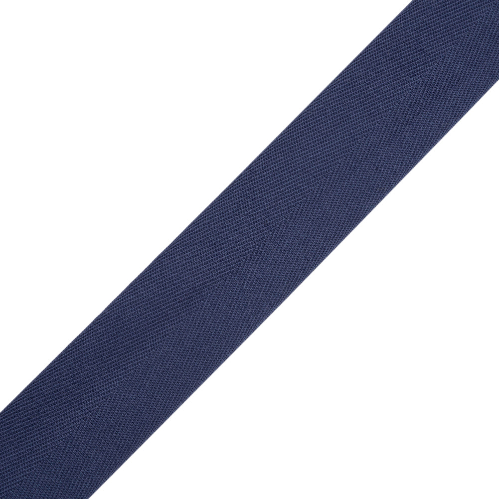 Tilly Purple Navy Herringbone Cotton Twill Tape - 25mm Tilly Purple Navy Herringbone Cotton Twill Tape - 25mm