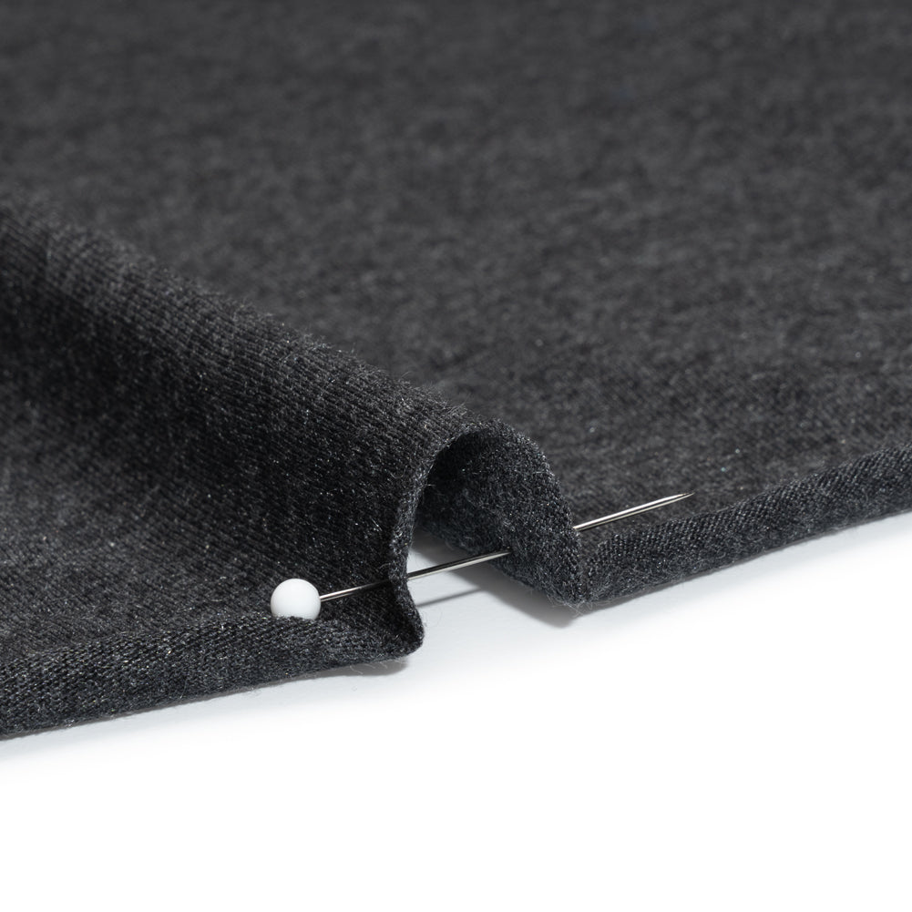 Cotton and Modal Jersey - Heathered Dark Gray Detail Cotton and Modal Jersey - Heathered Dark Gray Detail