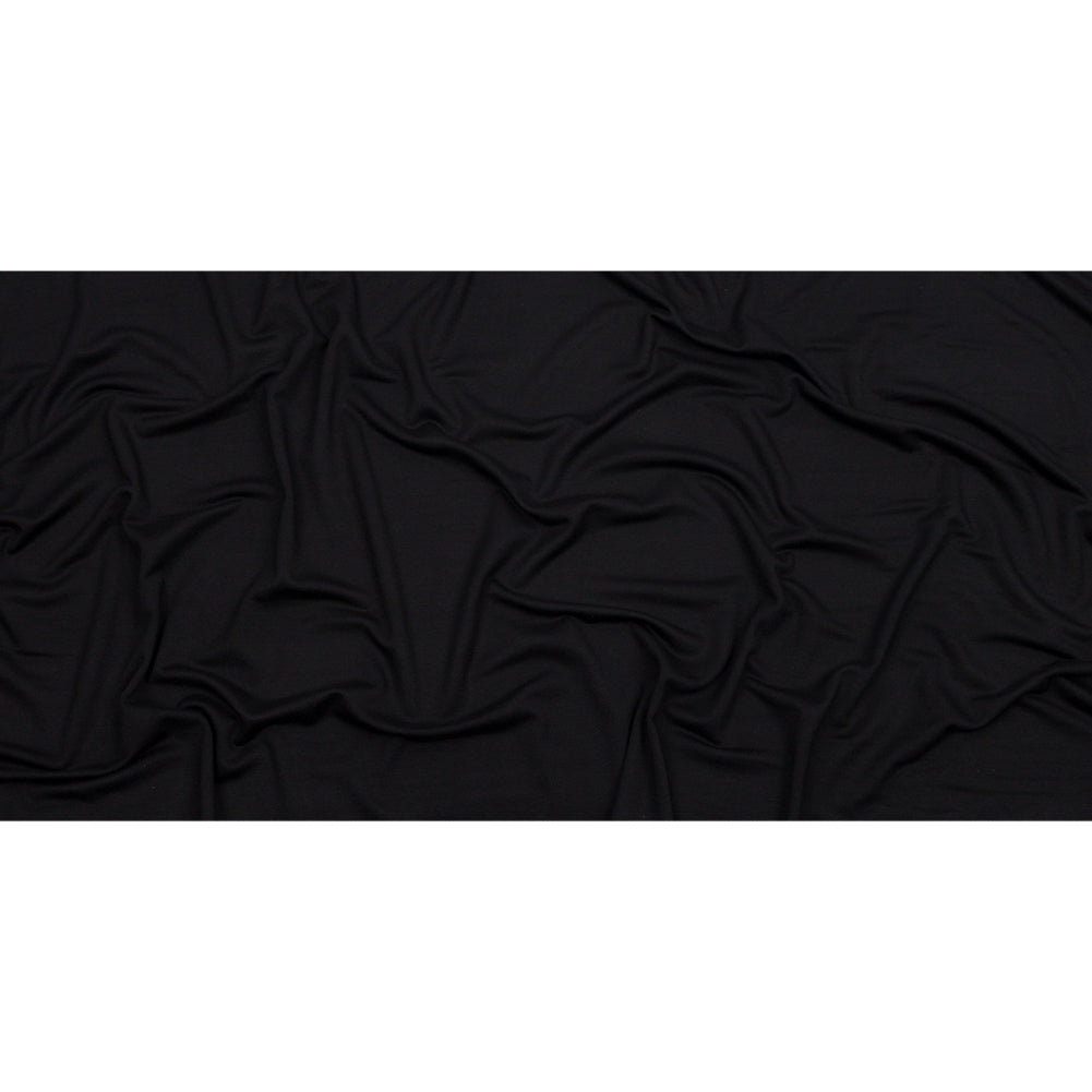 Black Stretch Rayon French Terry Full Black Stretch Rayon French Terry Full