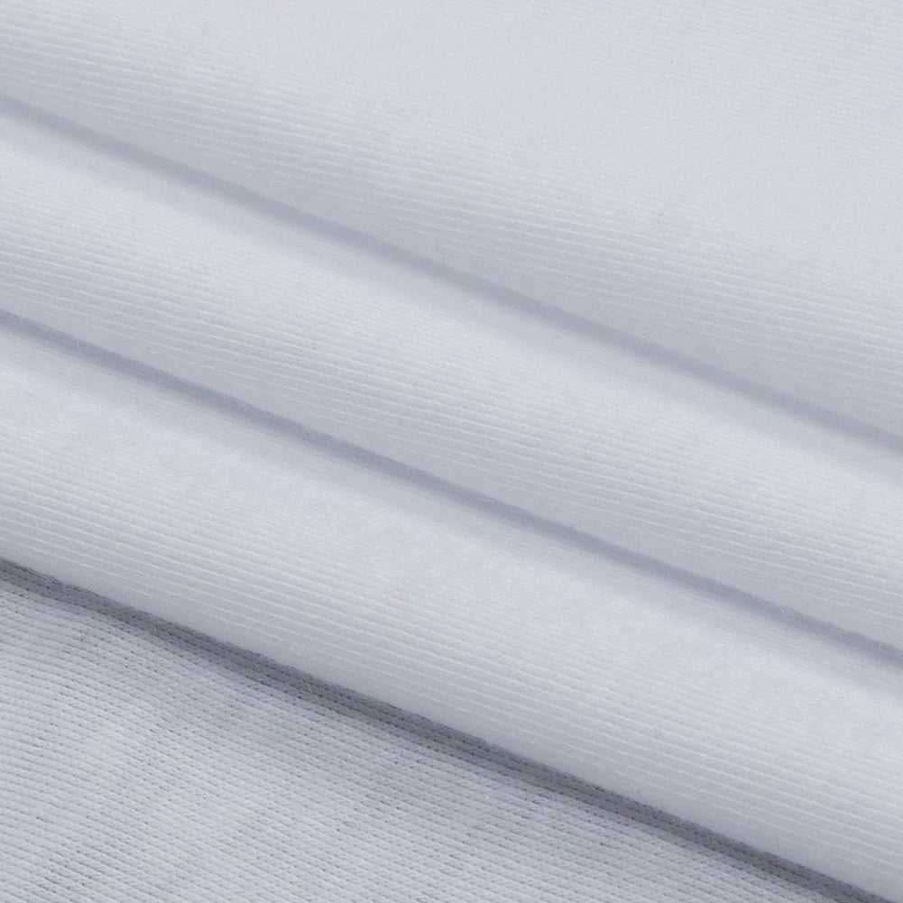 White Polyester Jersey Folded White Polyester Jersey Folded