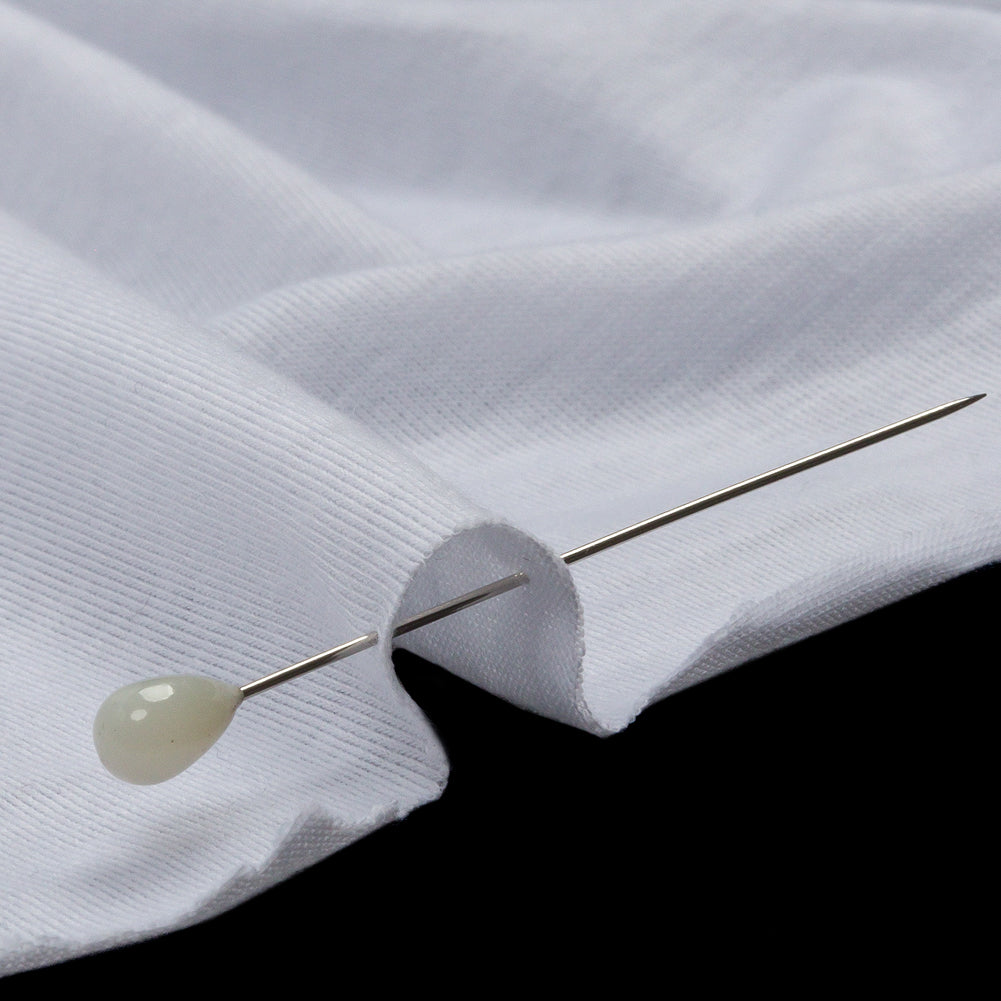 White Polyester Jersey Detail White Polyester Jersey Detail