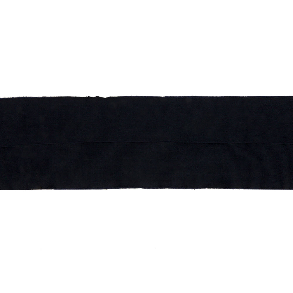 Navy 1x1 Foldover Rib Knit Trim - 37" x 3.75" Navy 1x1 Foldover Rib Knit Trim - 37" x 3.75"