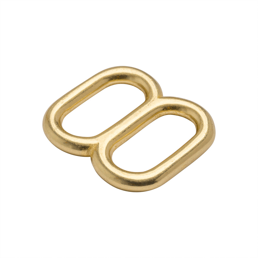 Gold Metal Double Loop Ring - 1.25" x 1.125" - Folded - Image 2 of 3 Gold Metal Double Loop Ring - 1.25" x 1.125" - Folded - Image 2 of 3
