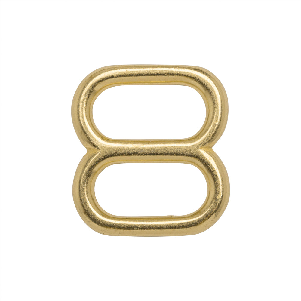 Gold Metal Double Loop Ring - 1.25" x 1.125" Gold Metal Double Loop Ring - 1.25" x 1.125"