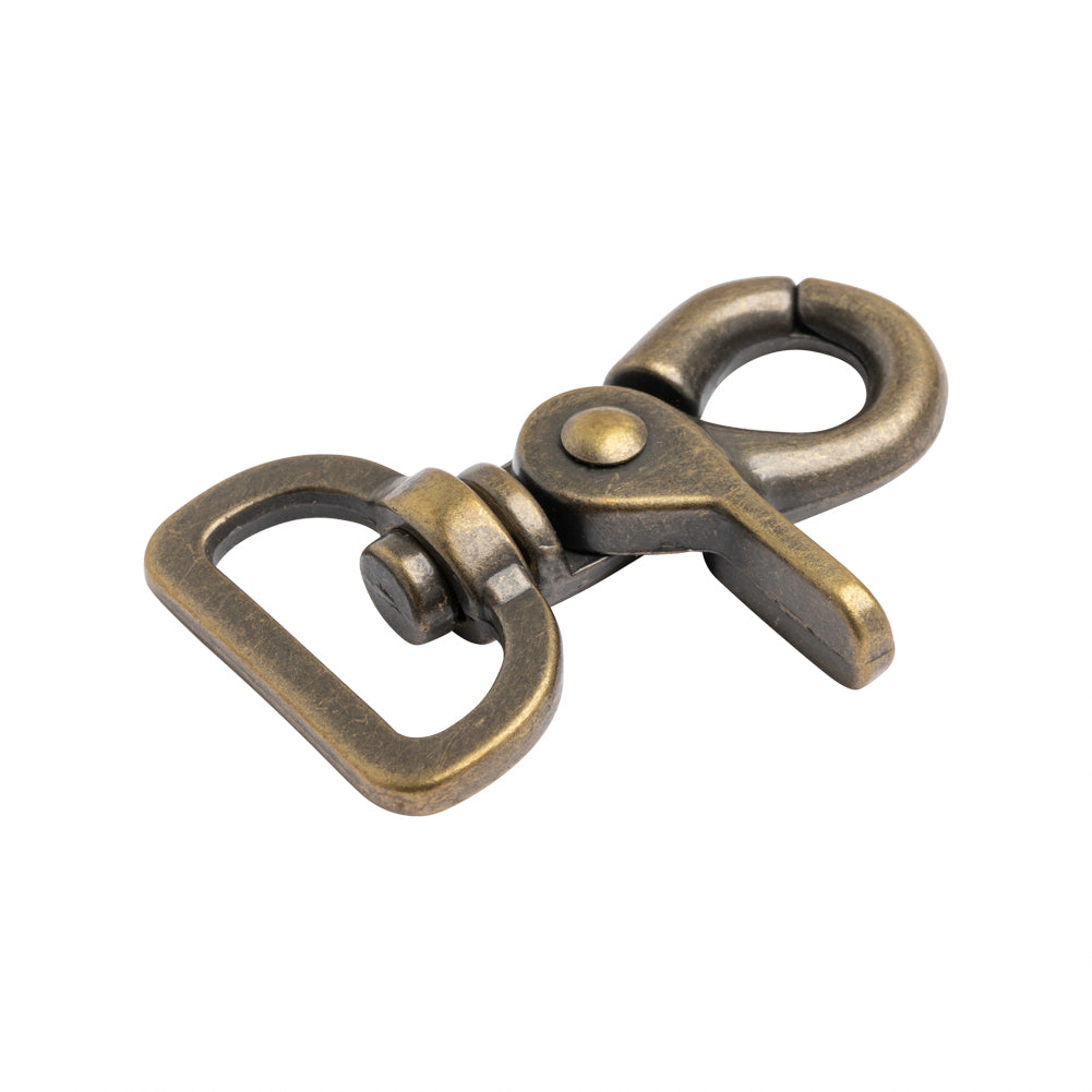 Antique Gold Metal Lobster Clasp- 2.125" x 1.375" Detail Antique Gold Metal Lobster Clasp- 2.125" x 1.375" Detail