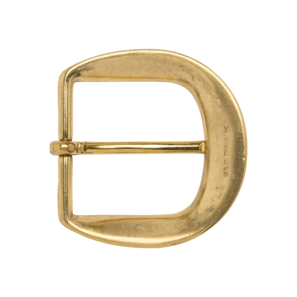 Polished Gold Rounded Metal Buckle - 2.25" x 2.25" Polished Gold Rounded Metal Buckle - 2.25" x 2.25"