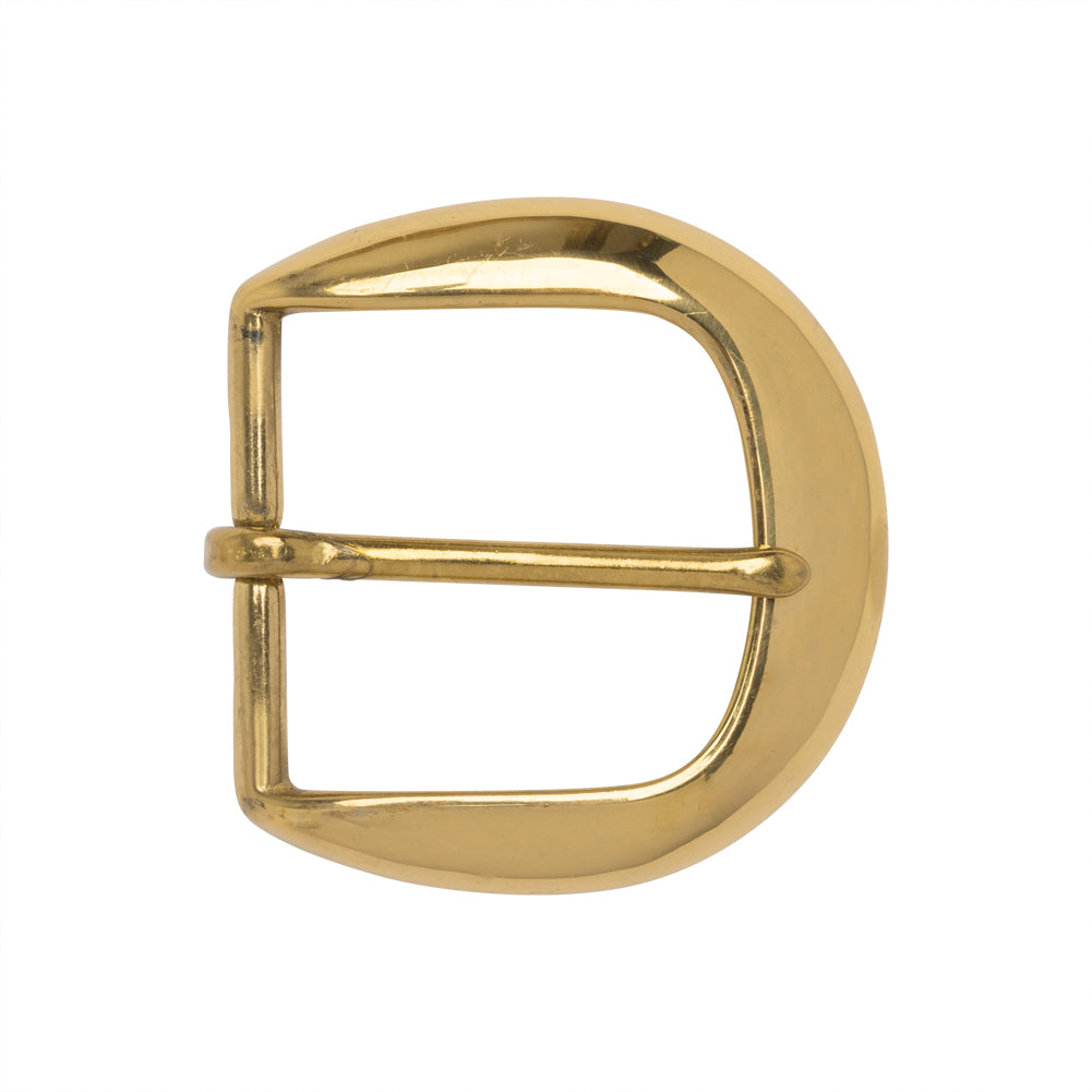 Polished Gold Rounded Metal Buckle - 2.25" x 2.25" Polished Gold Rounded Metal Buckle - 2.25" x 2.25"