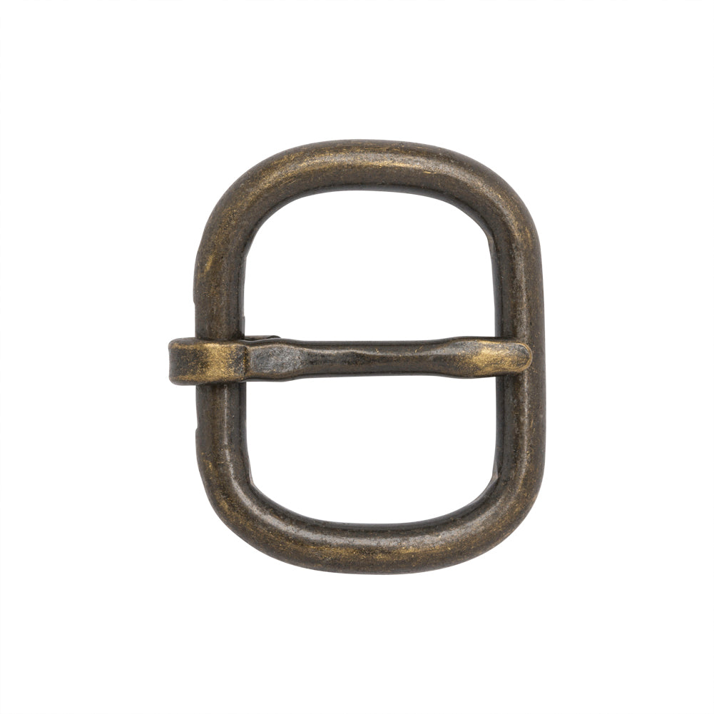 Antique Bronze Rounded Rectangle Metal Buckle - 1.5" x 1.25" Antique Bronze Rounded Rectangle Metal Buckle - 1.5" x 1.25"