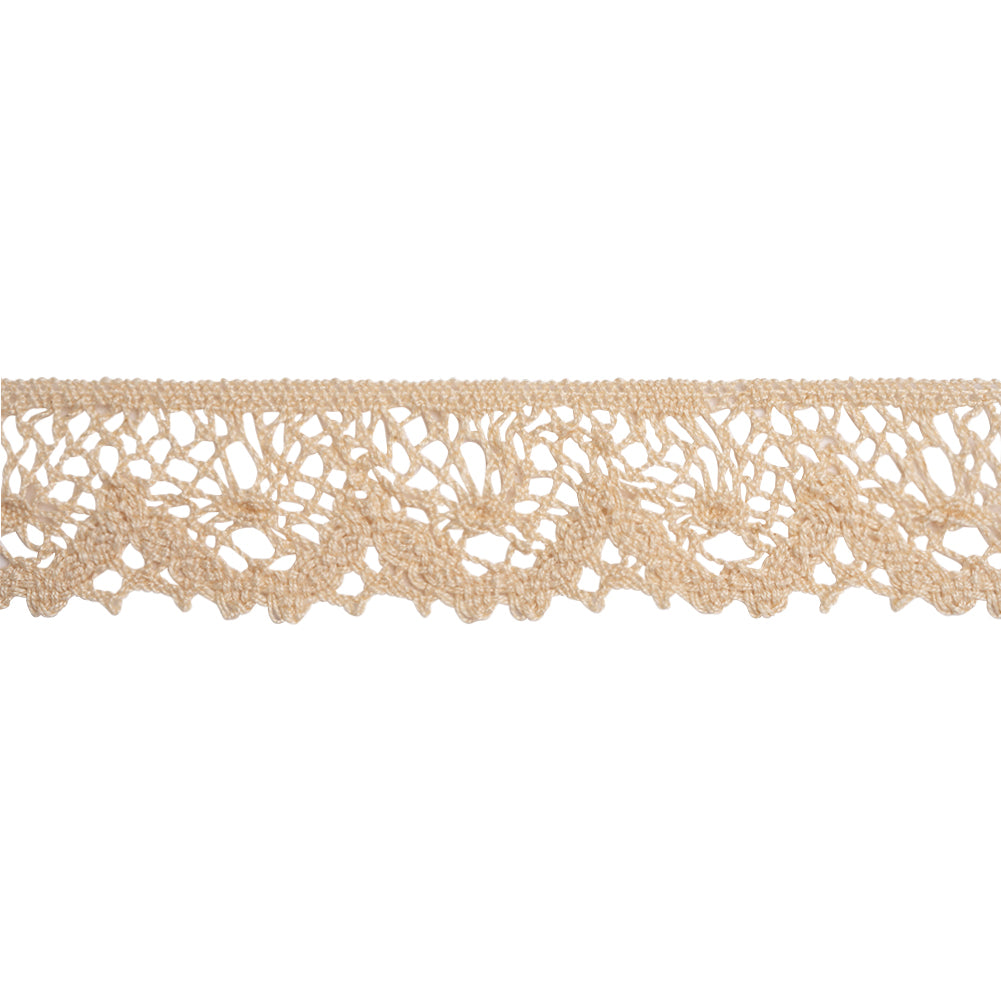 Natural Hanging Baskets Cotton Cluny Lace Trim - 1.625" Natural Hanging Baskets Cotton Cluny Lace Trim - 1.625"