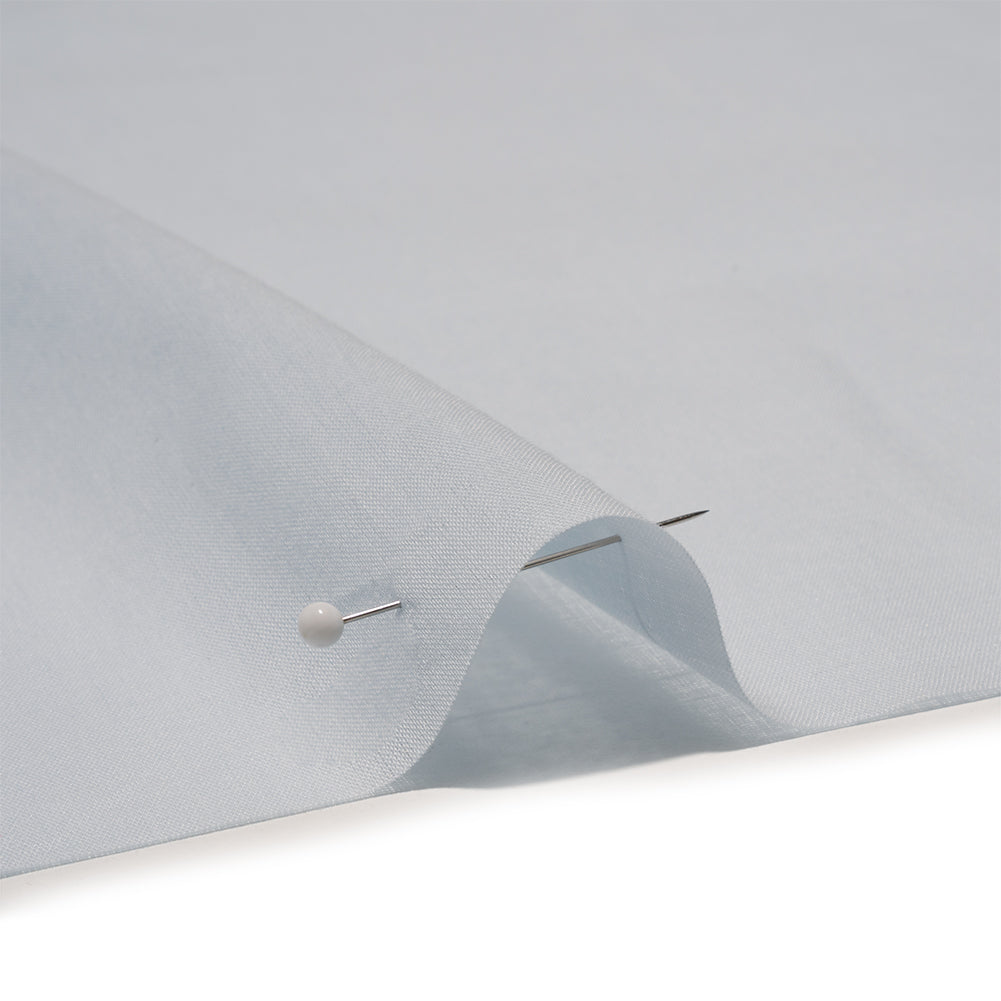 Mercerized Organic Egyptian Cotton Voile - Pale Blue - Toulouse Collection Mercerized Organic Egyptian Cotton Voile - Pale Blue - Toulouse Collection