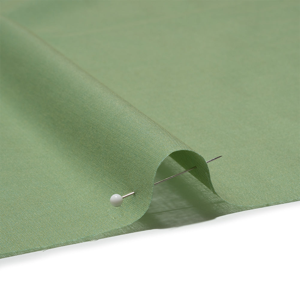 Mercerized Organic Egyptian Cotton Voile - Sage - Toulouse Collection Mercerized Organic Egyptian Cotton Voile - Sage - Toulouse Collection