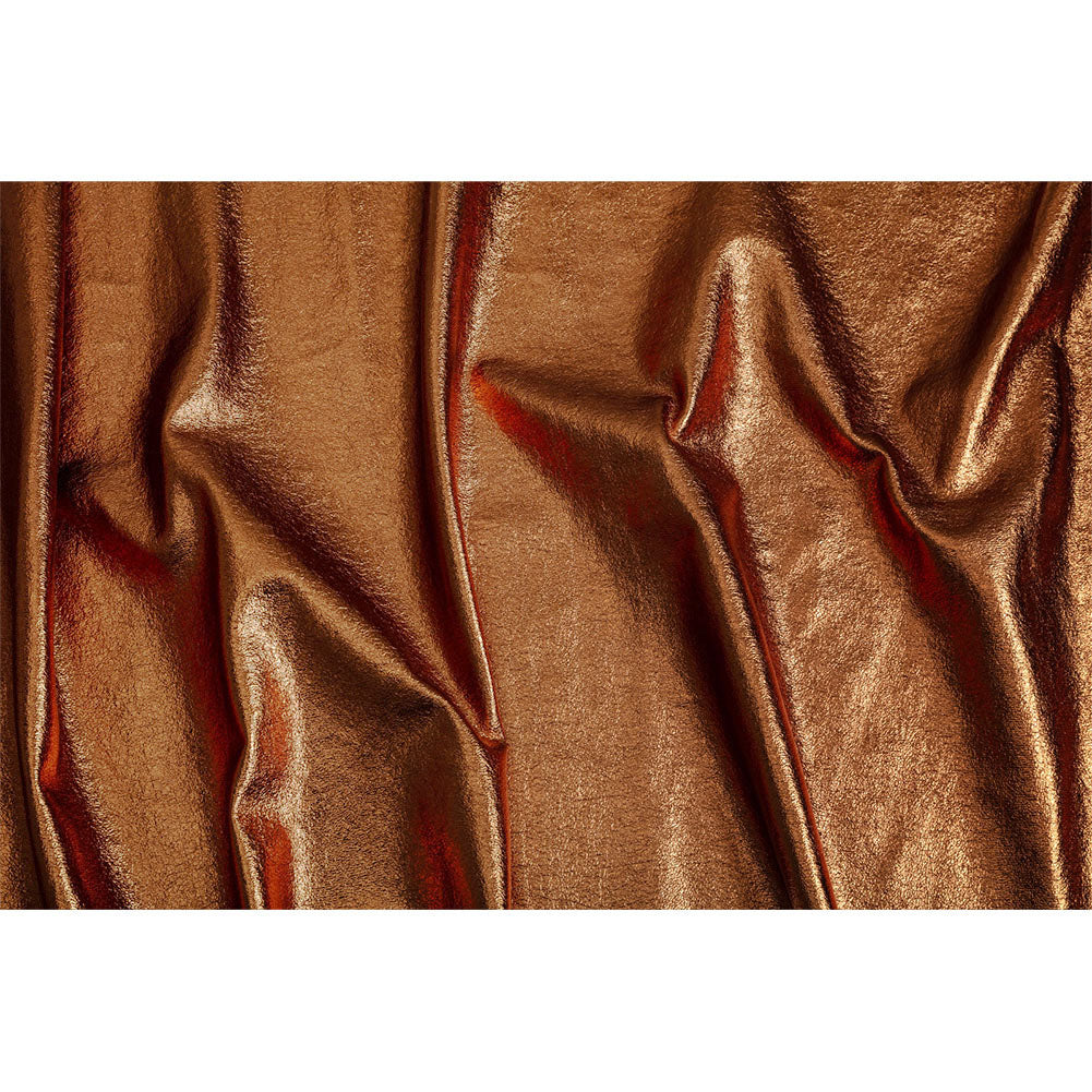 Textured Faux Leather - Metallic Copper - Ileana Collection Textured Faux Leather - Metallic Copper - Ileana Collection