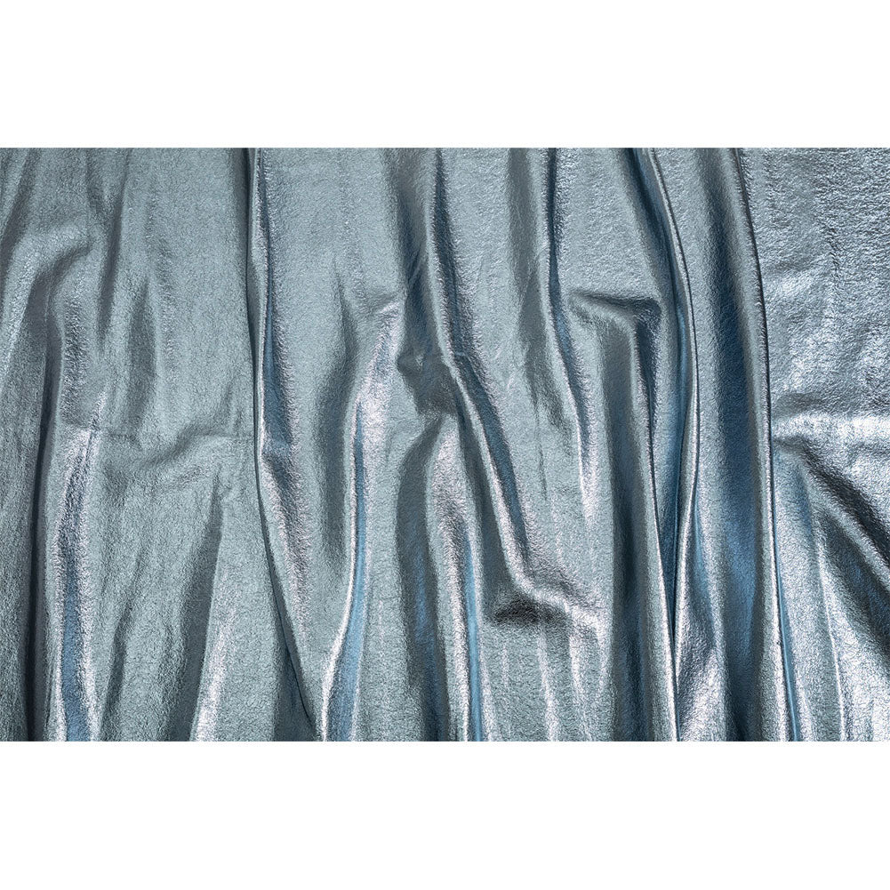 Textured Faux Leather - Metallic Graphite - Ileana Collection Textured Faux Leather - Metallic Graphite - Ileana Collection