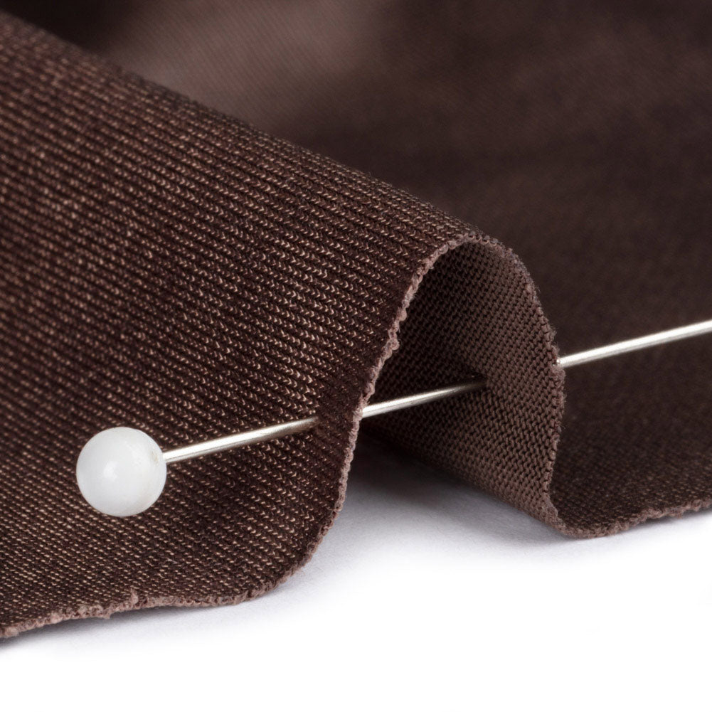 Faux Leather Foil Stretch Polyester Knit - Dark Brown Cloud Textured - Vanessa Collection Faux Leather Foil Stretch Polyester Knit - Dark Brown Cloud Textured - Vanessa Collection