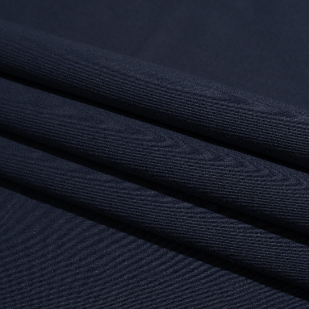 Carbon Brushed Stretch Khaki Twill - Navy - Averill Collection - Folded Carbon Brushed Stretch Khaki Twill - Navy - Averill Collection - Folded