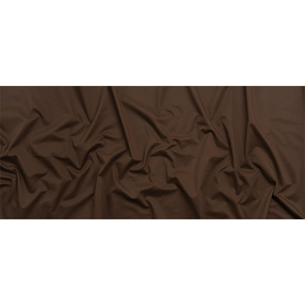 Carbon Brushed Stretch Khaki Twill - Coffee Bean Brown - Averill Collection - Full Carbon Brushed Stretch Khaki Twill - Coffee Bean Brown - Averill Collection - Full