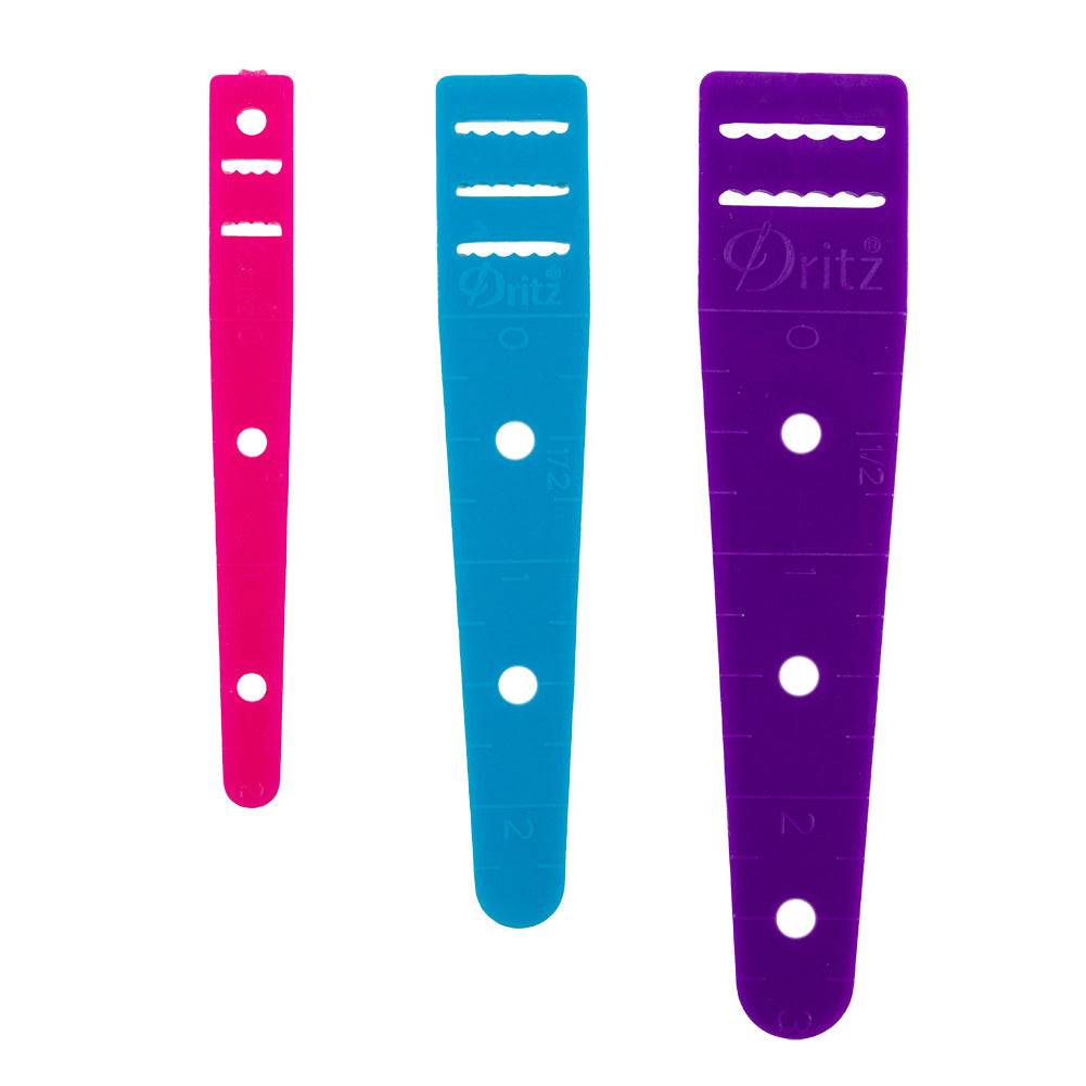 Dritz 3pc Elastic Threaders - Assorted Sizes Folded Dritz 3pc Elastic Threaders - Assorted Sizes Folded