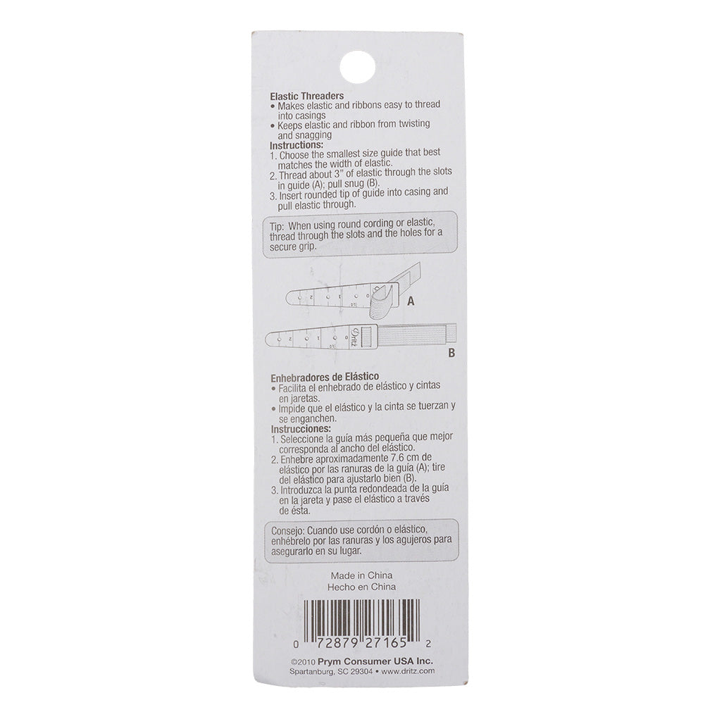 Dritz 3pc Elastic Threaders - Assorted Sizes Detail Dritz 3pc Elastic Threaders - Assorted Sizes Detail