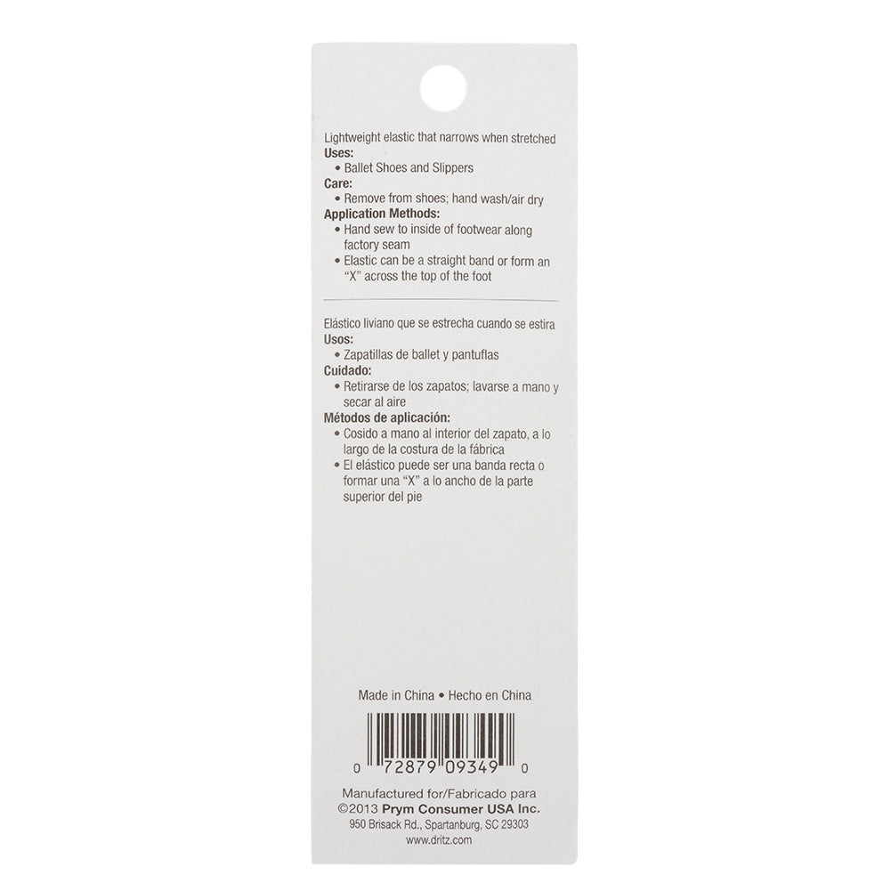 Dritz Nude Ballet Elastic - 1/2 in x 1 yd Detail Dritz Nude Ballet Elastic - 1/2 in x 1 yd Detail