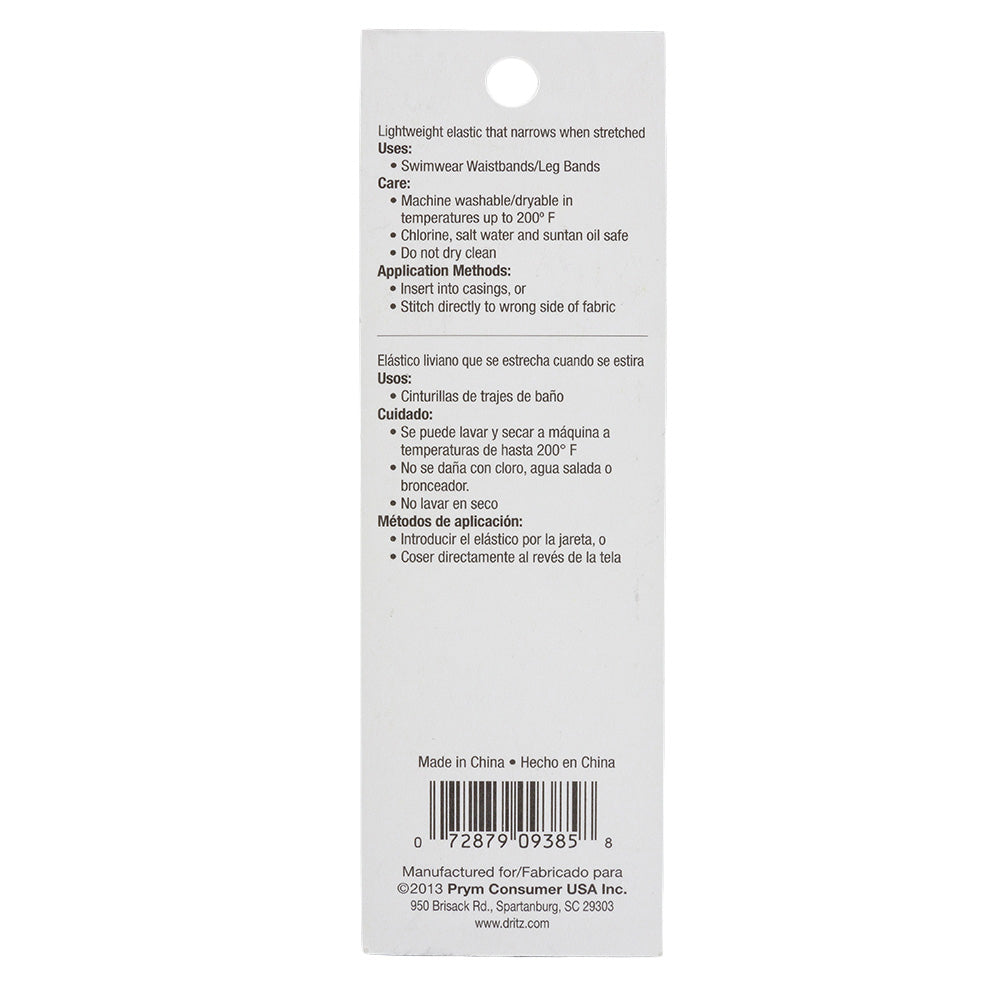 Dritz Cotton Swimwear Elastic - 0.25" Detail