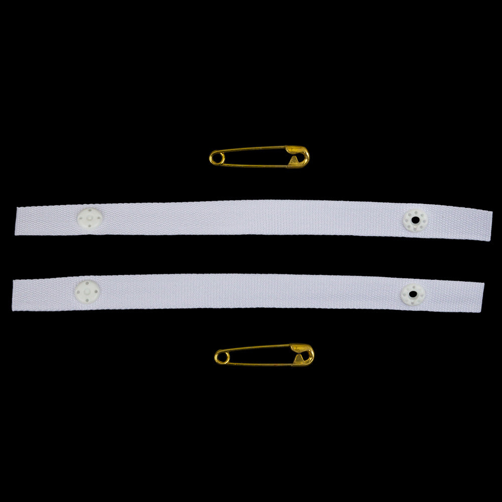 Dritz White Shoulder Strap Guards - 1 pair Folded Dritz White Shoulder Strap Guards - 1 pair Folded
