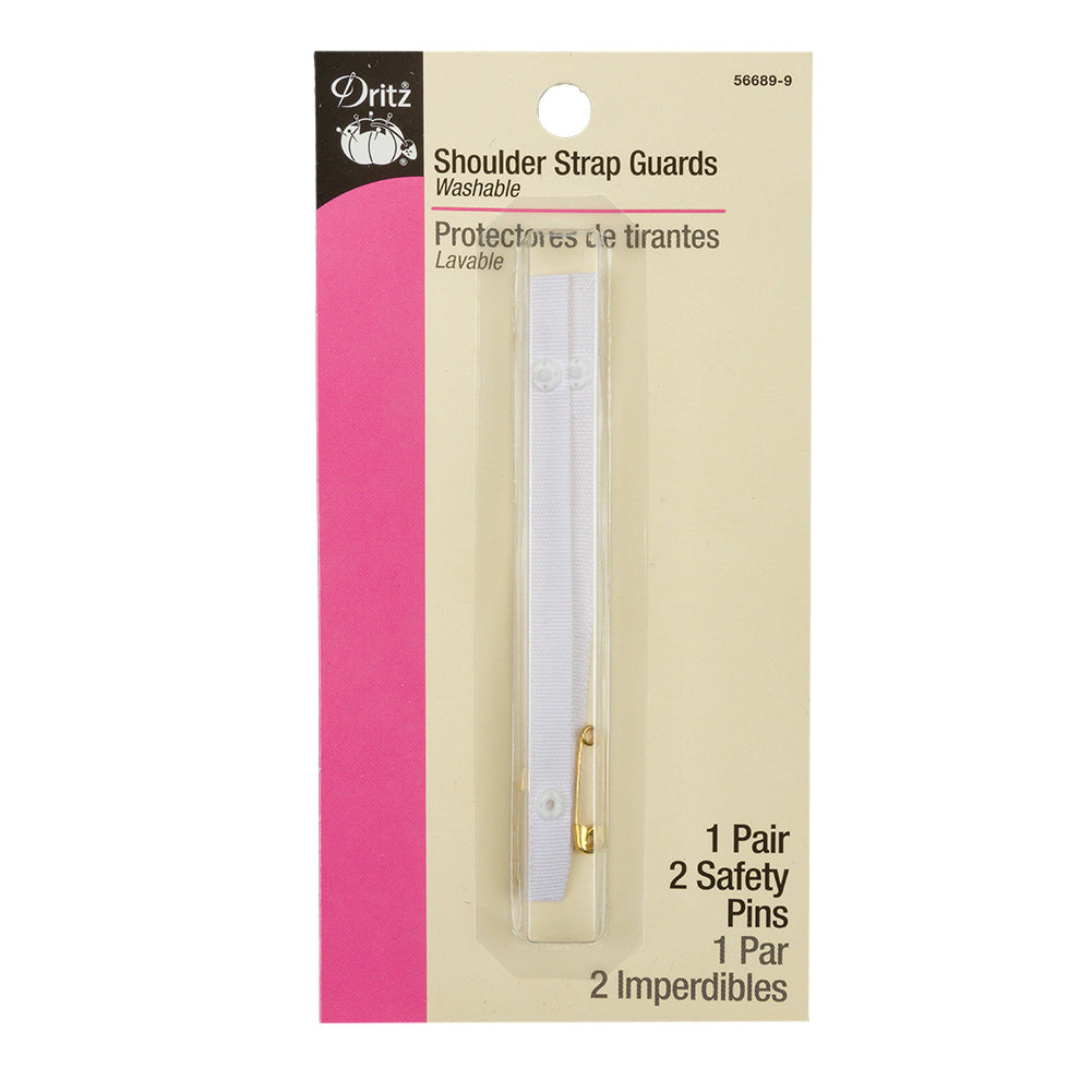Dritz White Shoulder Strap Guards - 1 pair Dritz White Shoulder Strap Guards - 1 pair