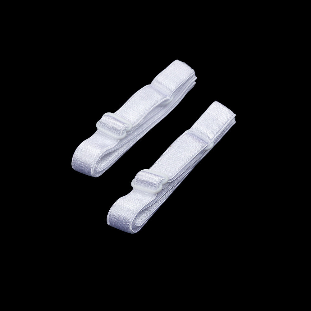 Dritz White Elastic Straps - 1 pair Folded Dritz White Elastic Straps - 1 pair Folded