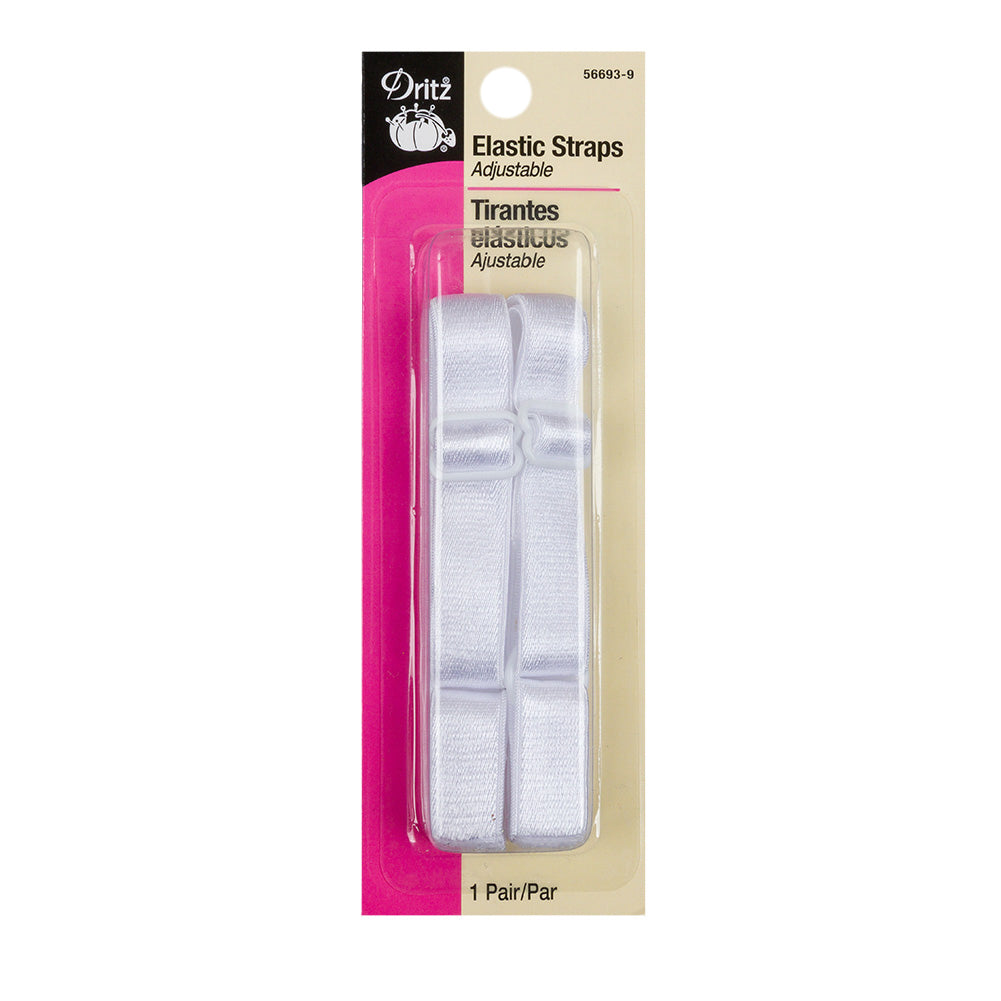 Dritz White Elastic Straps - 1 pair Dritz White Elastic Straps - 1 pair