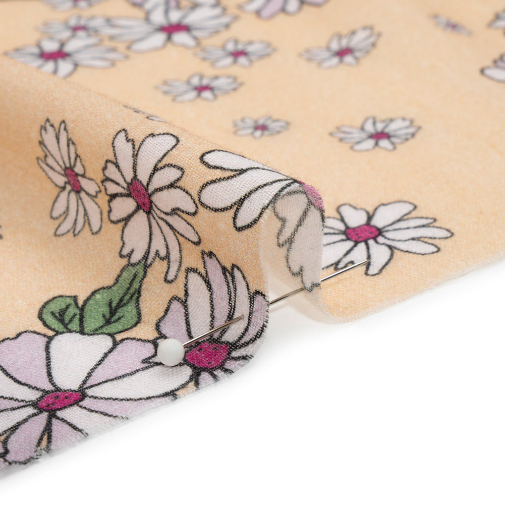 Cotton Gauze - Peach Floral - Mood Exclusive Flower Fanatic Print Detail Cotton Gauze - Peach Floral - Mood Exclusive Flower Fanatic Print Detail