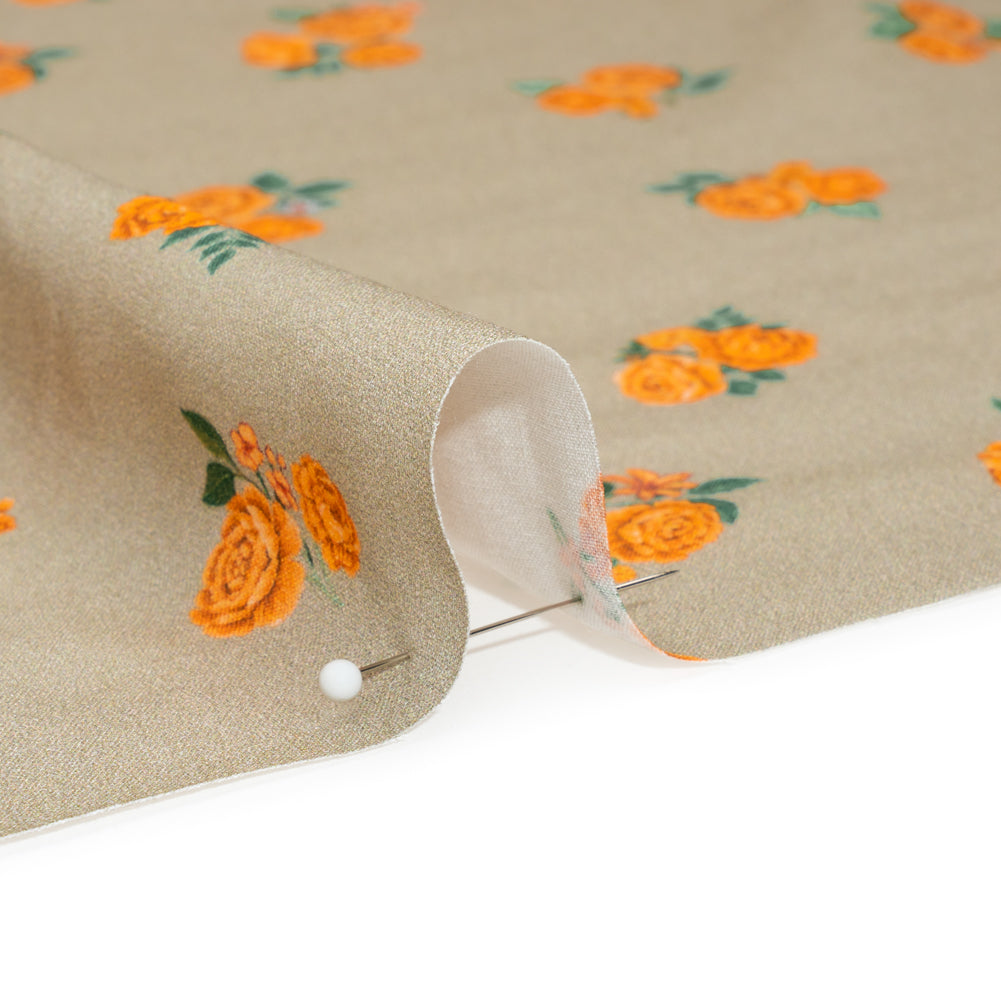 Mood Exclusive Orange Rosy and Sweet Viscose Shirting Folded Mood Exclusive Orange Rosy and Sweet Viscose Shirting Folded