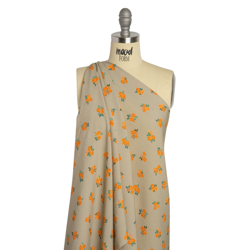 Mood Exclusive Orange Rosy and Sweet Viscose Shirting Detail Mood Exclusive Orange Rosy and Sweet Viscose Shirting Detail