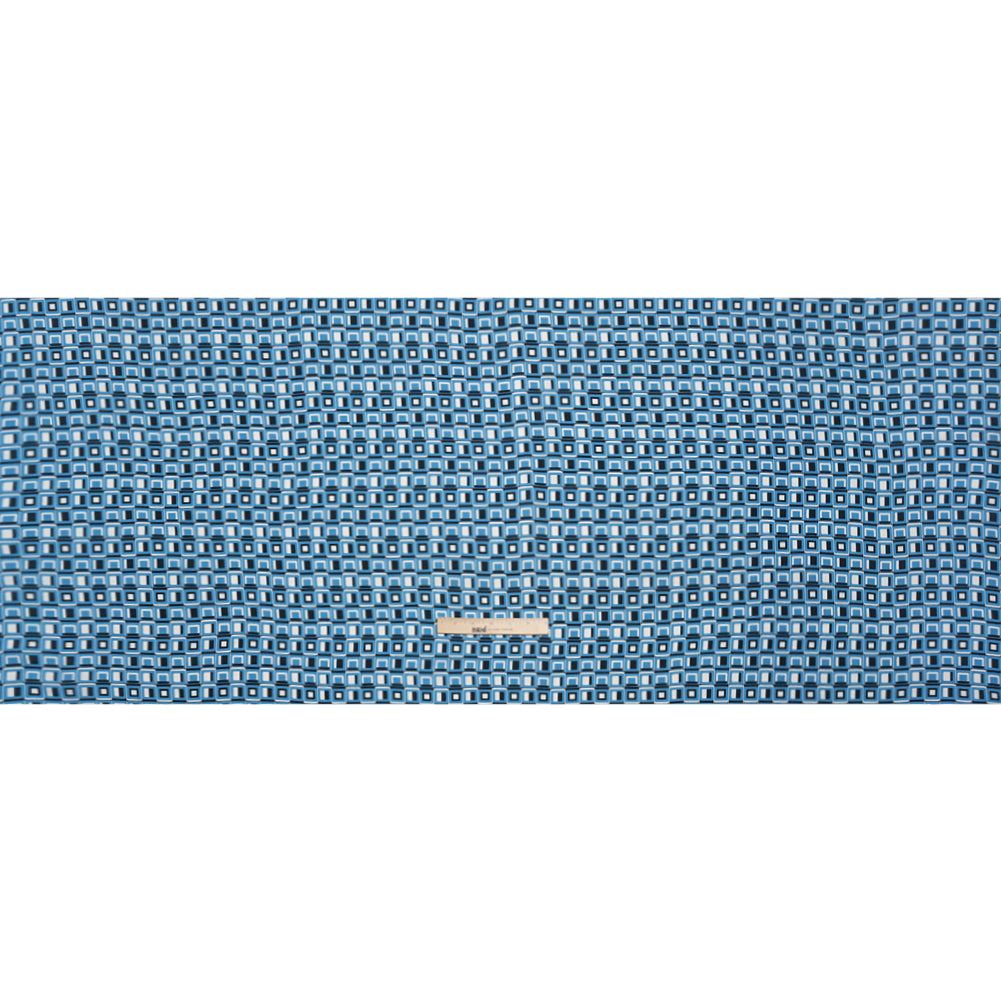 Mood Exclusive Blue Checkerboard Cadence Drapey Viscose Woven Drape Mood Exclusive Blue Checkerboard Cadence Drapey Viscose Woven Drape
