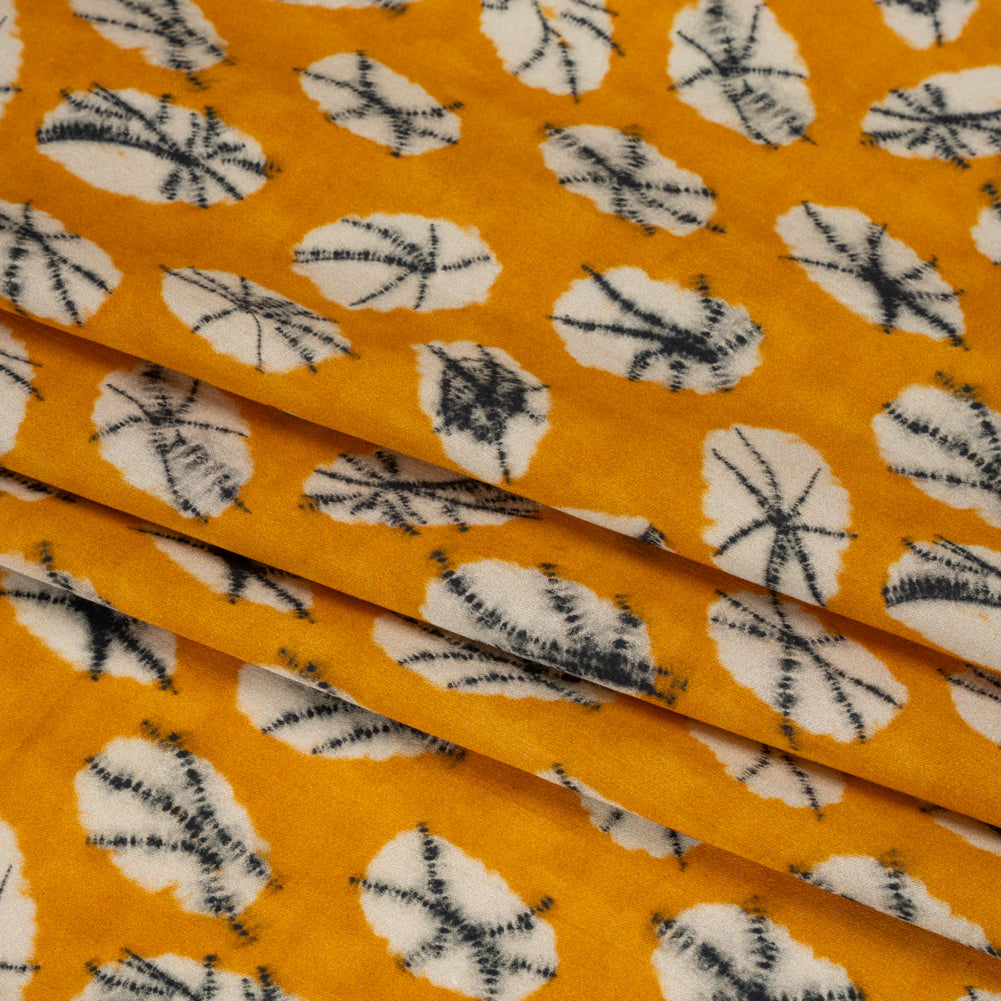 Mood Exclusive Canary Crowds Cotton Voile Folded Mood Exclusive Canary Crowds Cotton Voile Folded