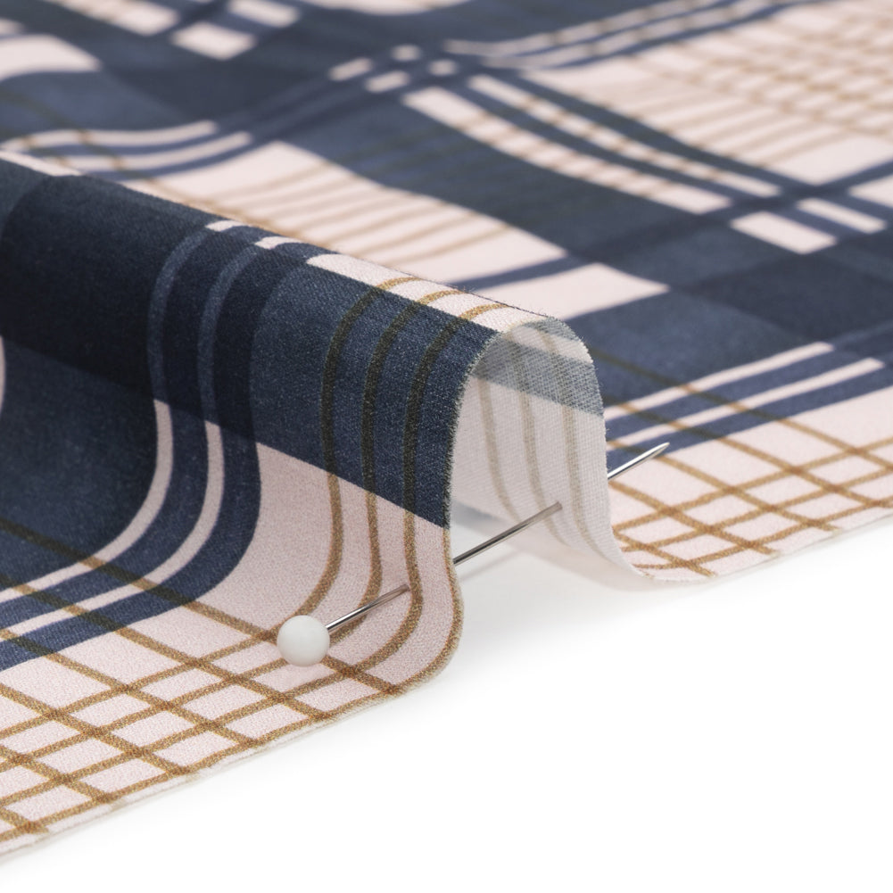 Mood Exclusive Blue Parting Glass Cotton Poplin Detail Mood Exclusive Blue Parting Glass Cotton Poplin Detail